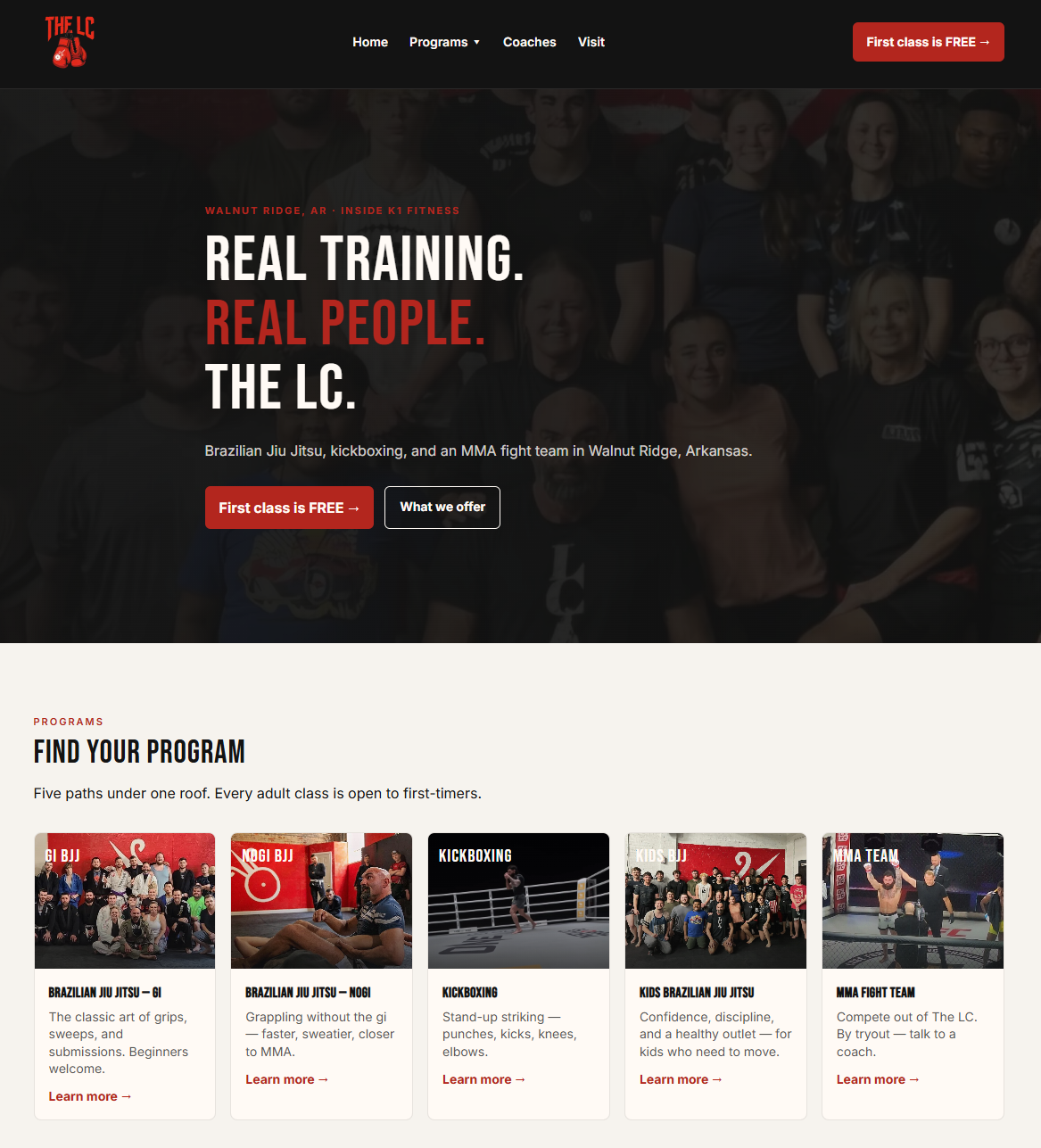 The LC — Martial arts · Walnut Ridge, AR