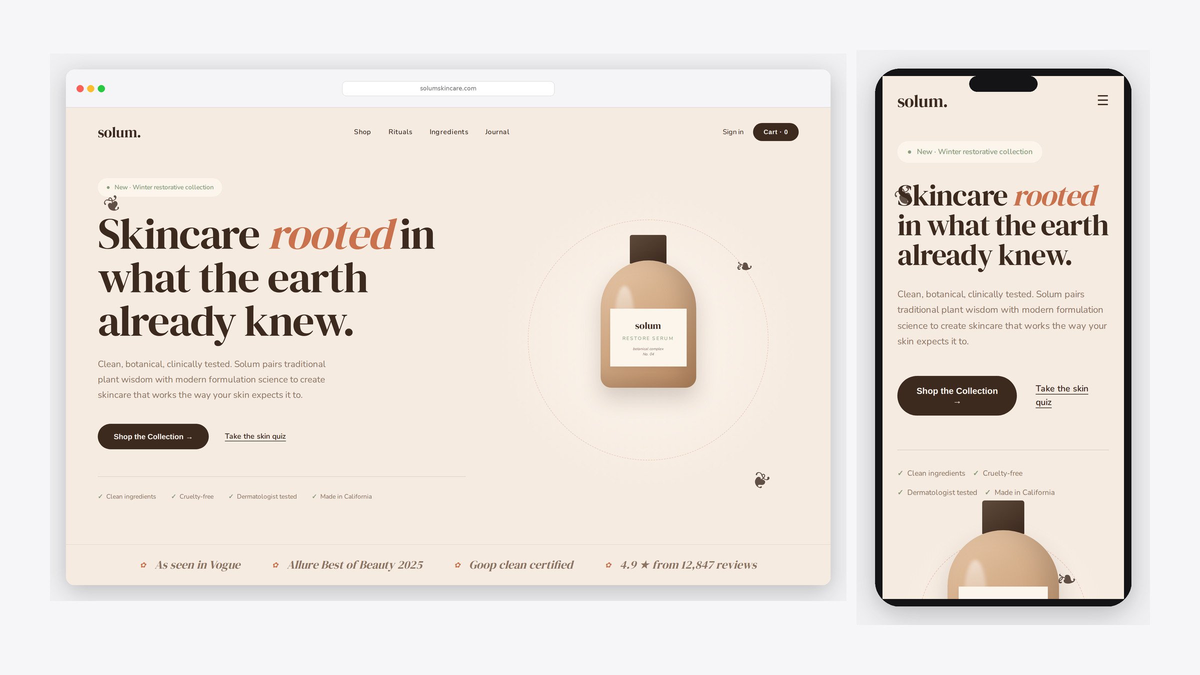 Solum — DTC skincare