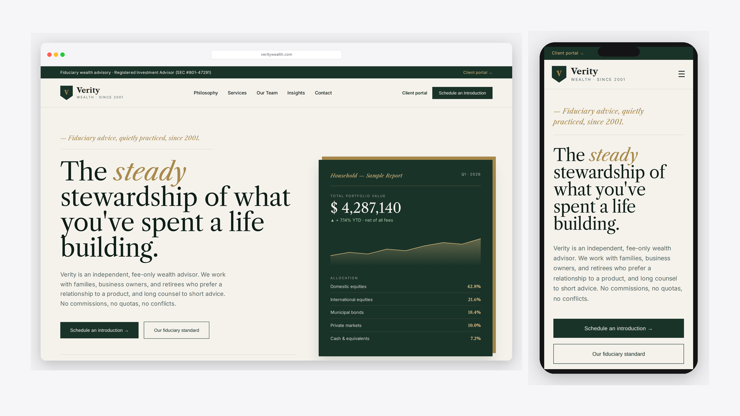 Verity Wealth — Wealth management