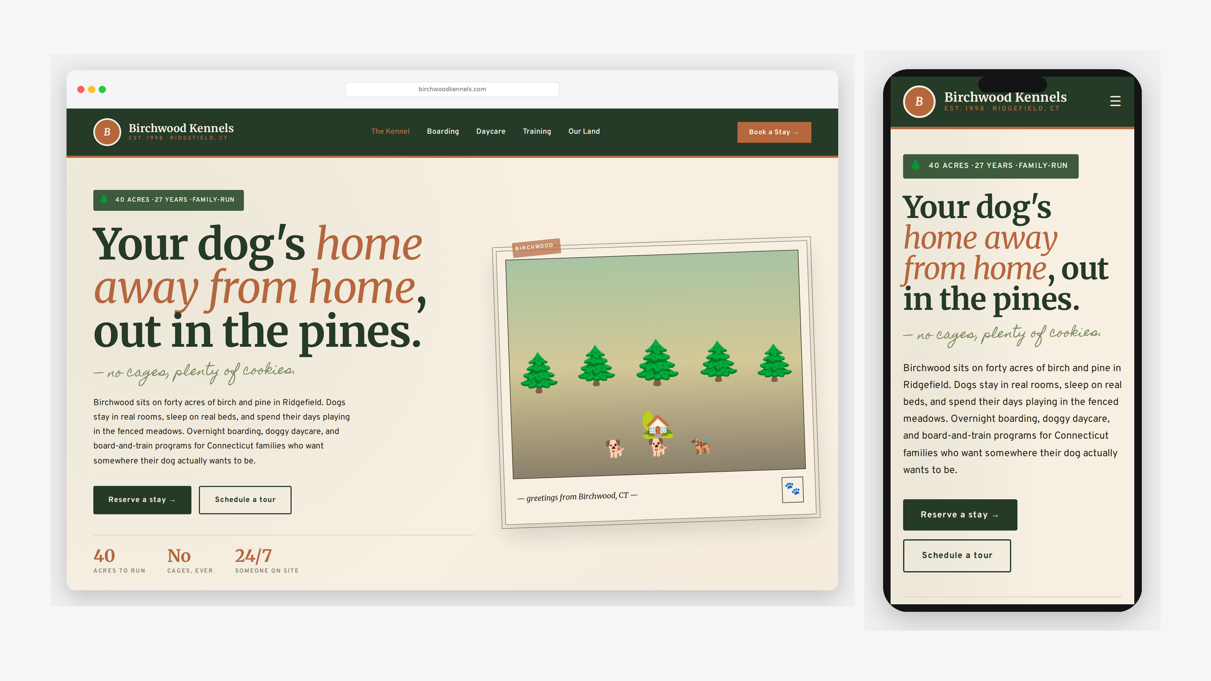 Birchwood Kennels — Country dog boarding