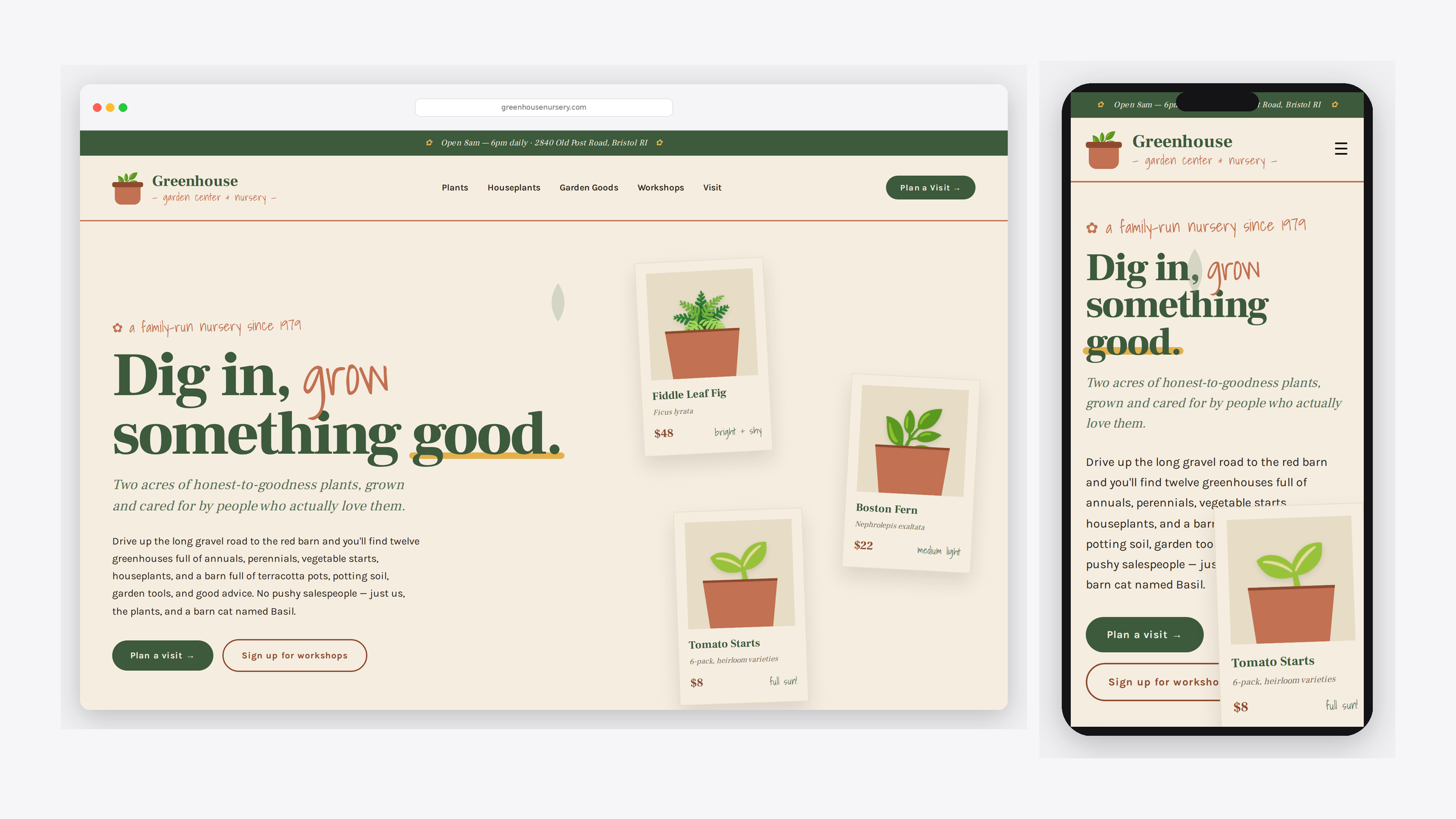 Greenhouse — Local nursery