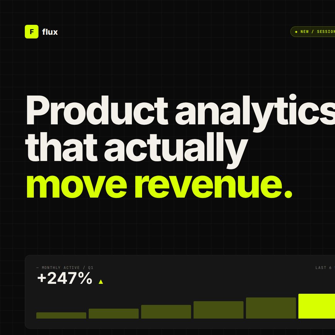 Flux Analytics — Instagram post