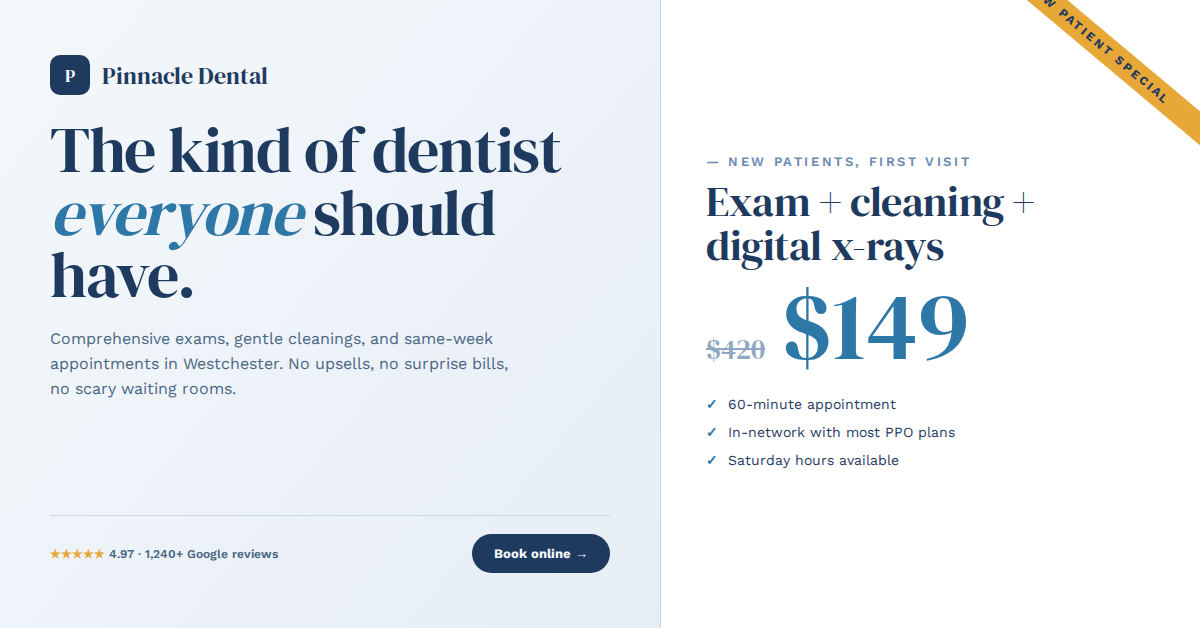 Pinnacle Dental — Facebook post